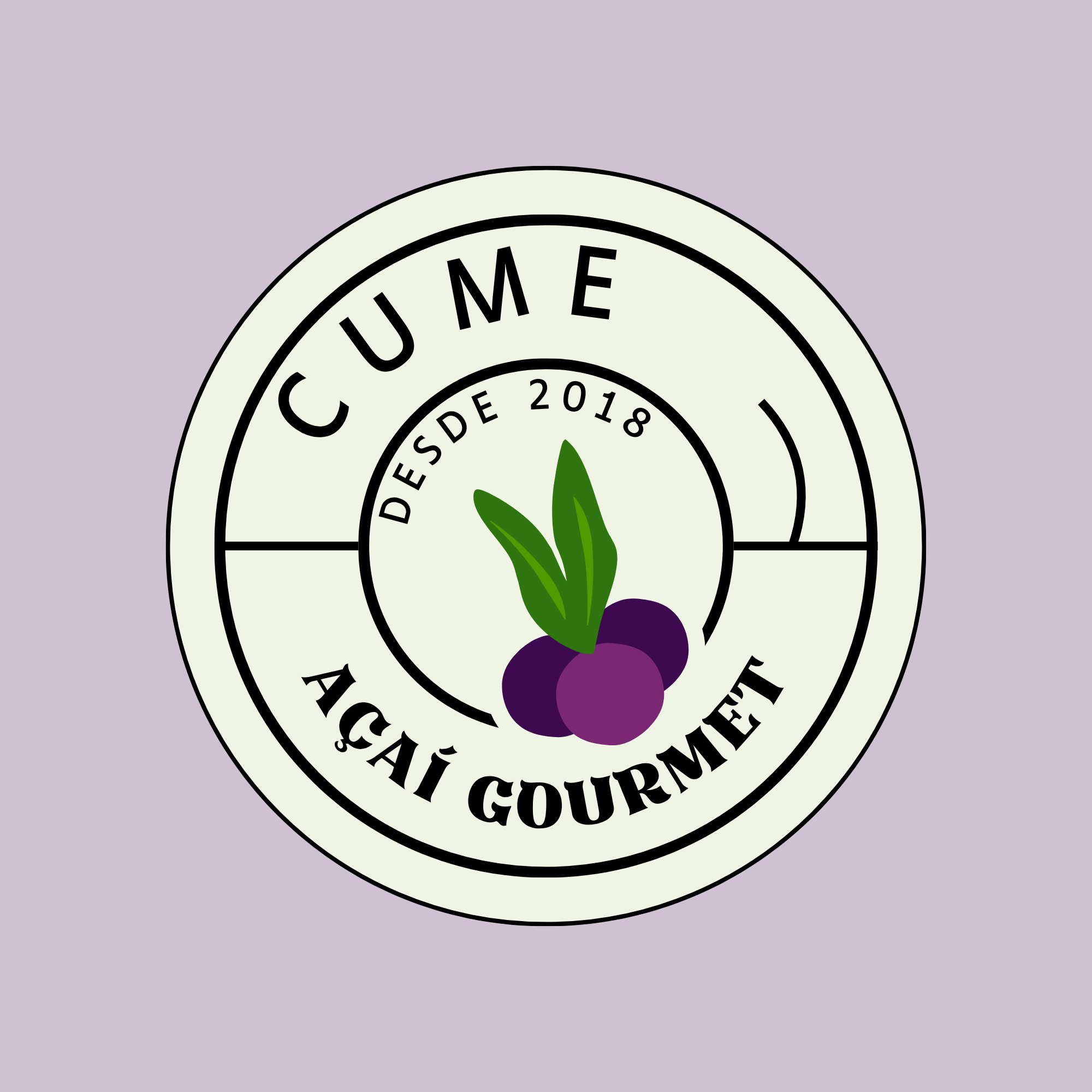 Logo Cume Açaí Gourmet